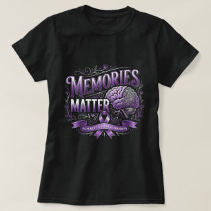 T-shirt Alzheimer Démence Cerveau Souvenirs Import