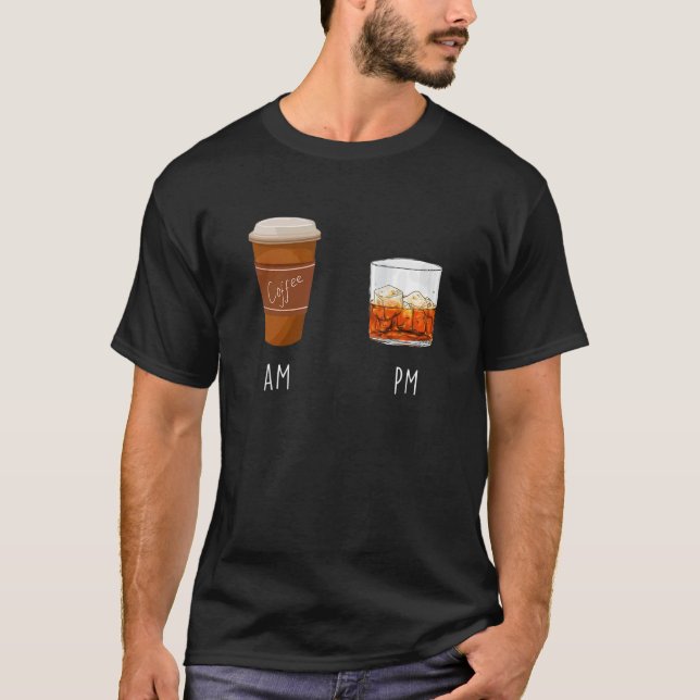 T-shirt AM Coffee PM Win 4 (Devant)
