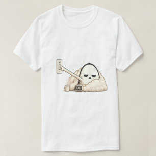 T-shirt AM Éteindre les lumières - Charra Hibou de nuit mi