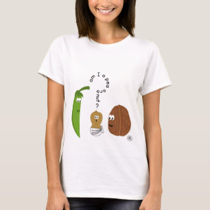 T-shirt Am I à pea or à nut ? Funny for à cute baby pea