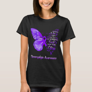 T-shirt Am Le Papillon de sensibilisation à la Fibromyalgi