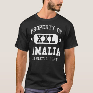 T-shirt Amalia Nom sportif Famille Vintage Retro Sport Fu