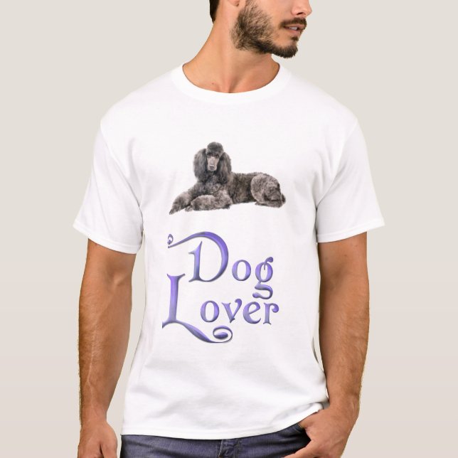 T-shirt Amant-caniche de chien (Devant)