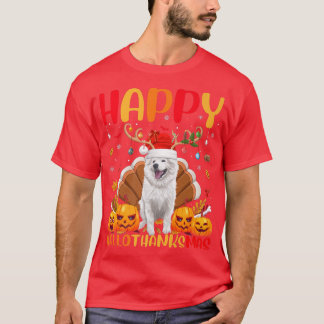 T-shirt Amant chien drôle Happy American Eskimo Chien Hell