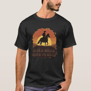 T-shirt Amant de Cowboy Sauver Un Cheval Monter Un Cowboy
