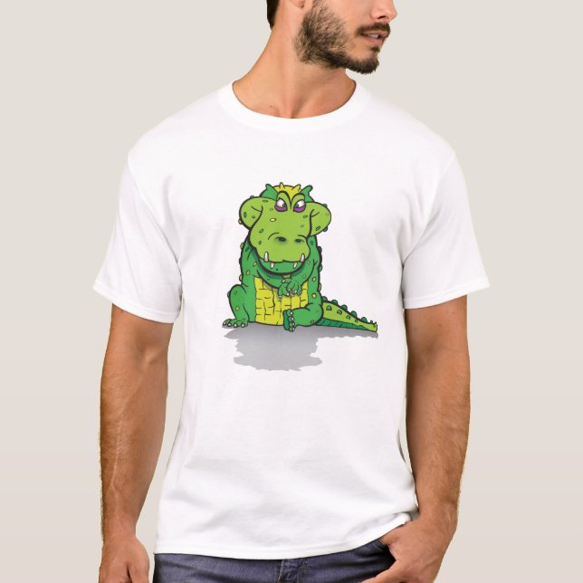 T-shirt amant   de crocodile (Devant)