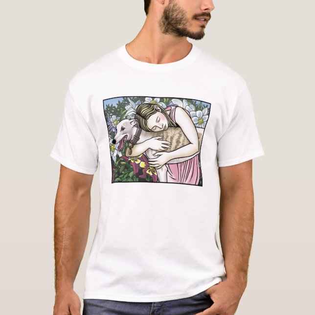 T-shirt Amant de lévrier (Devant)