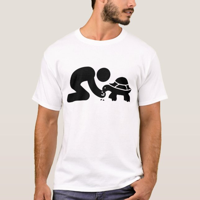 T-shirt Amant de tortue (Devant)