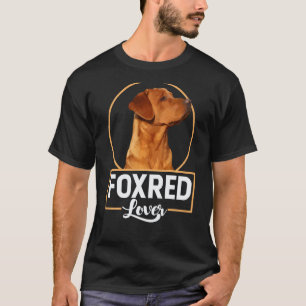 T-shirt Amant Foxred Redfox Labrador Retriever Fox Rouge