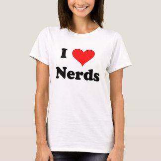 T-shirt Amant nerd