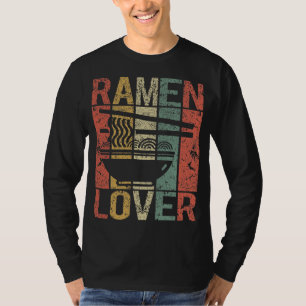 T-shirt Amant vintage de Ramen (effet grunge)