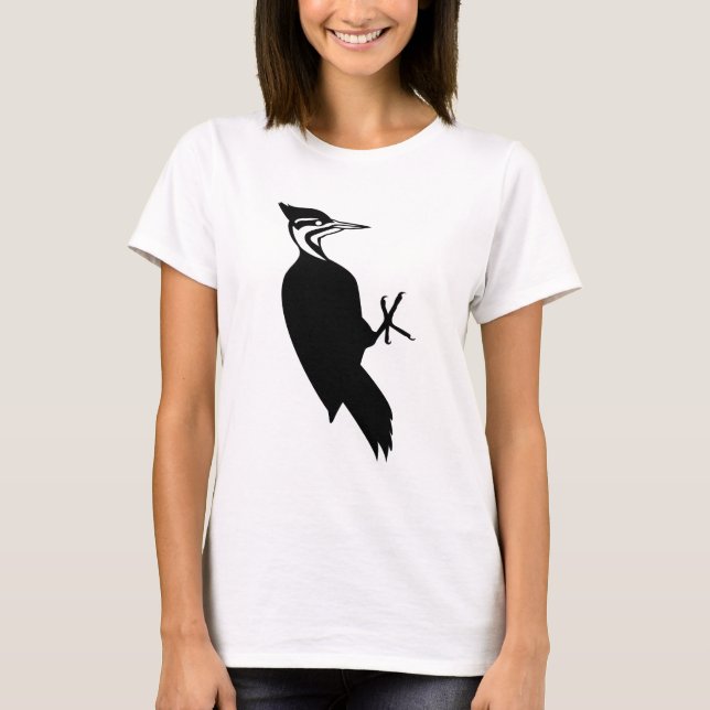 T-shirt Amants noirs et blancs de pivert (Devant)