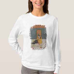 T-shirt Amants sur une terrasse, Garhwal, c.1780-1800