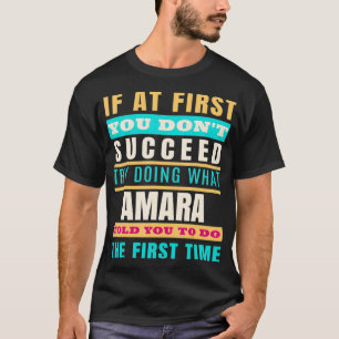 T-shirt AMARA Personalized Name AMARA First Name