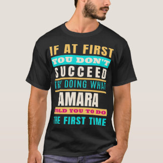 T-shirt AMARA Personalized Name  AMARA First Name 