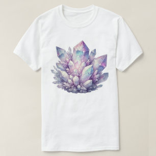 T-shirt Amas de quartz pastel
