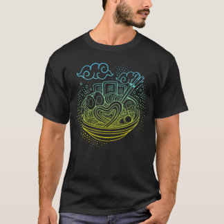 T-shirt Amateur d'anime de nourriture japonaise drôle