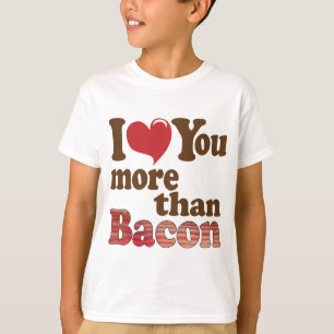 T-shirt Amateur de bacon