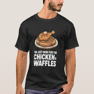 T-shirt Amateur de brunch poulet et gaufres drôle