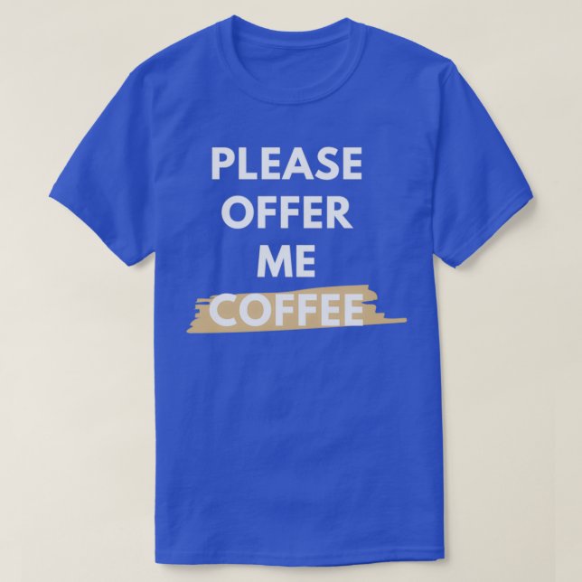 T-shirt Amateur de café 1 (Design devant)