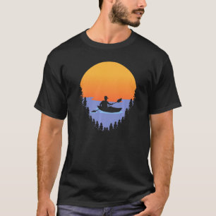 T-shirt Amateur de canot amusant Kayaking Paddle Retro Kay