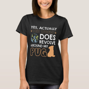 T-shirt Amateur de chien Pug drôle Premium