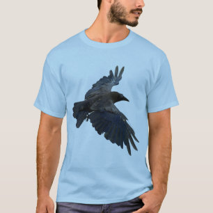 T-shirt amateur de Corvid volant Raven