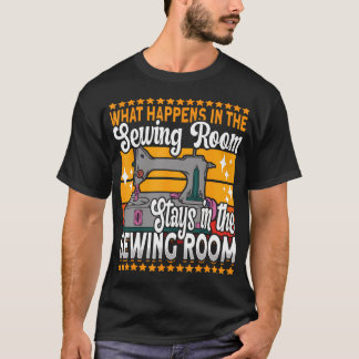 T-shirt Amateur de couture et de patchwork - Accessoire or