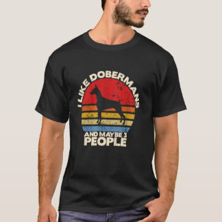 T-shirt Amateur de Doberman drôle, propriétaire de Doberma