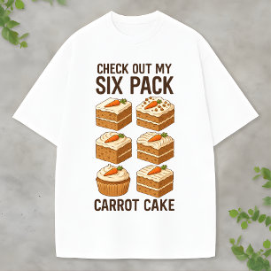 T-shirt amateur de gâteau à la carotte Parodie de