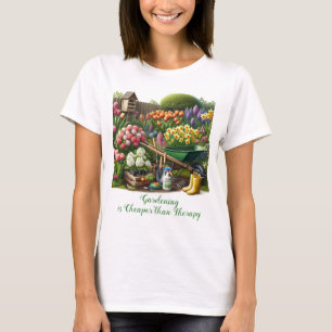 T-shirt Amateur de jardin / Fleurs de printemps