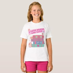 T-shirt Amateur de Livre de Chat - Cadeaux Coquets de Livr
