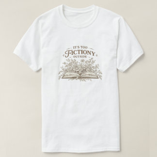 T-shirt Amateur de livres floraux vintage C'est trop roman