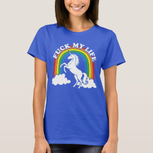 T-shirt Amateur de mème sarcastique de licorne drôle Kawai