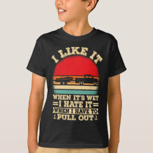 T-shirt Amateur de navigation rétro Je déteste quand je so