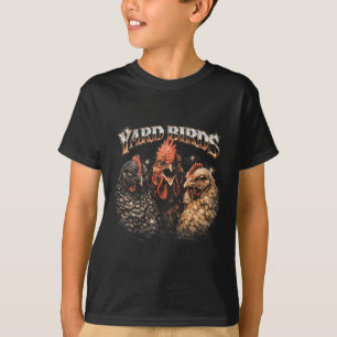 T-shirt Amateur de poulet de cour de heavy-metal Rock Musi