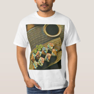 T-shirt Amateur de sushi japonais