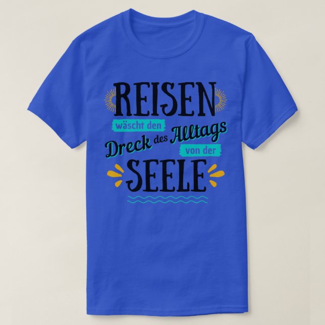 T-shirt Amateur de voyage Wanderlust dire idée cadeau adve (Design devant)
