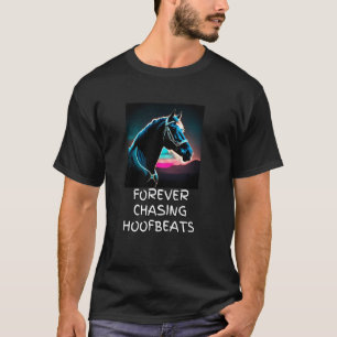 T-shirt Amateur d'équitation, Équestre - À la poursuite pe