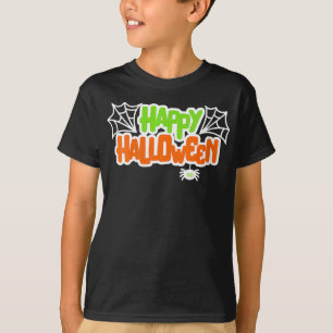 T-shirt Amateurs d'araignée Joyeux Halloween coloré mignon