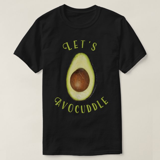 T-shirt Amateurs d'Avocdle Cute AvocadoManger propre (Design devant)
