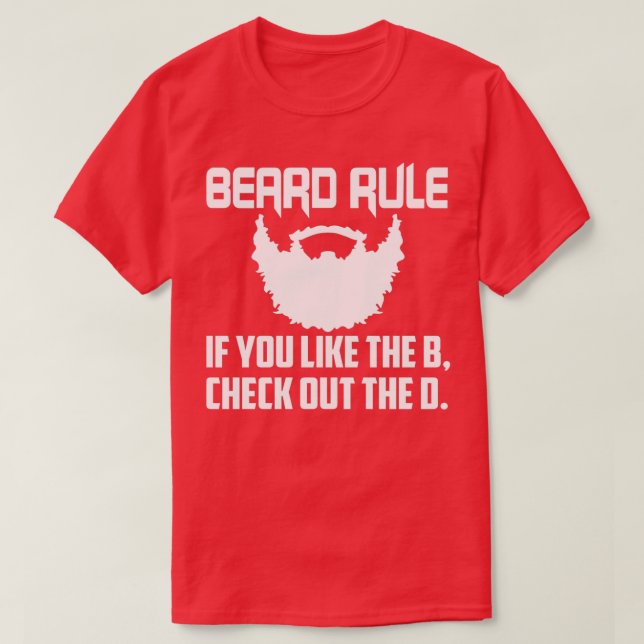 T-shirt Amateurs de barbe T (Design devant)