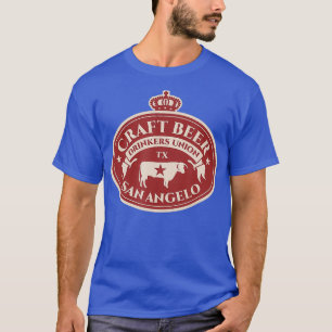 T-shirt Amateurs de bière artisanale - San Angelo Texas