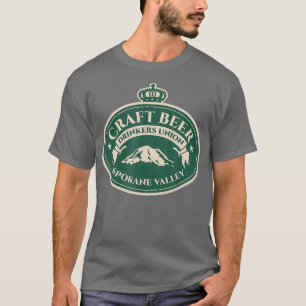 T-shirt Amateurs de bière artisanale - Spokane Valley Wash