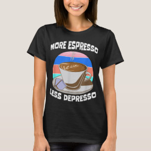 T-shirt Amateurs de café Funny Espresso café freak junkie 