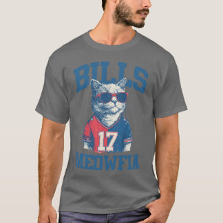 T-shirt Amateurs de chats drôles Buffalo Bills s Bills Meo