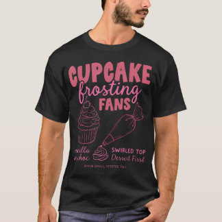 T-shirt Amateurs de glaçage de cupcake dessert sucré