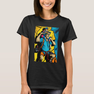 T-shirt Amateurs de grimpe sur mur de Bouldering Rétro Int