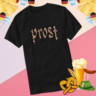 T-shirt Amateurs de la Fête de la Bière Allemande Prost Ok