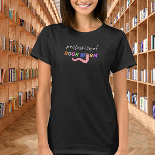 T-shirt Amateurs de lecture de ver rétro